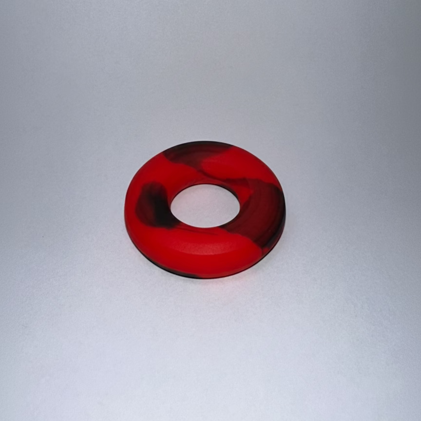[GNRS-PR-R-19] GNRS™ Pierścień na penisa - SCARLET EDGE (19 mm)