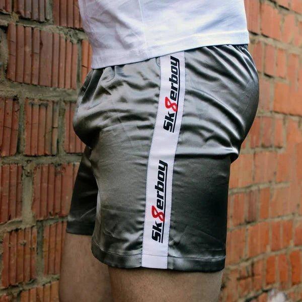 Sk8erboy® Shiny Boxer shorts silver (S)