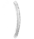 18" DOUBLE DILDO CLEAR