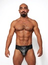 Mister B Leather Premium Jockstrap - Grey