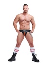 Mister B Leather Premium Jockstrap - Orange