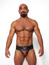 Mister B Leather Premium Jockstrap - Red